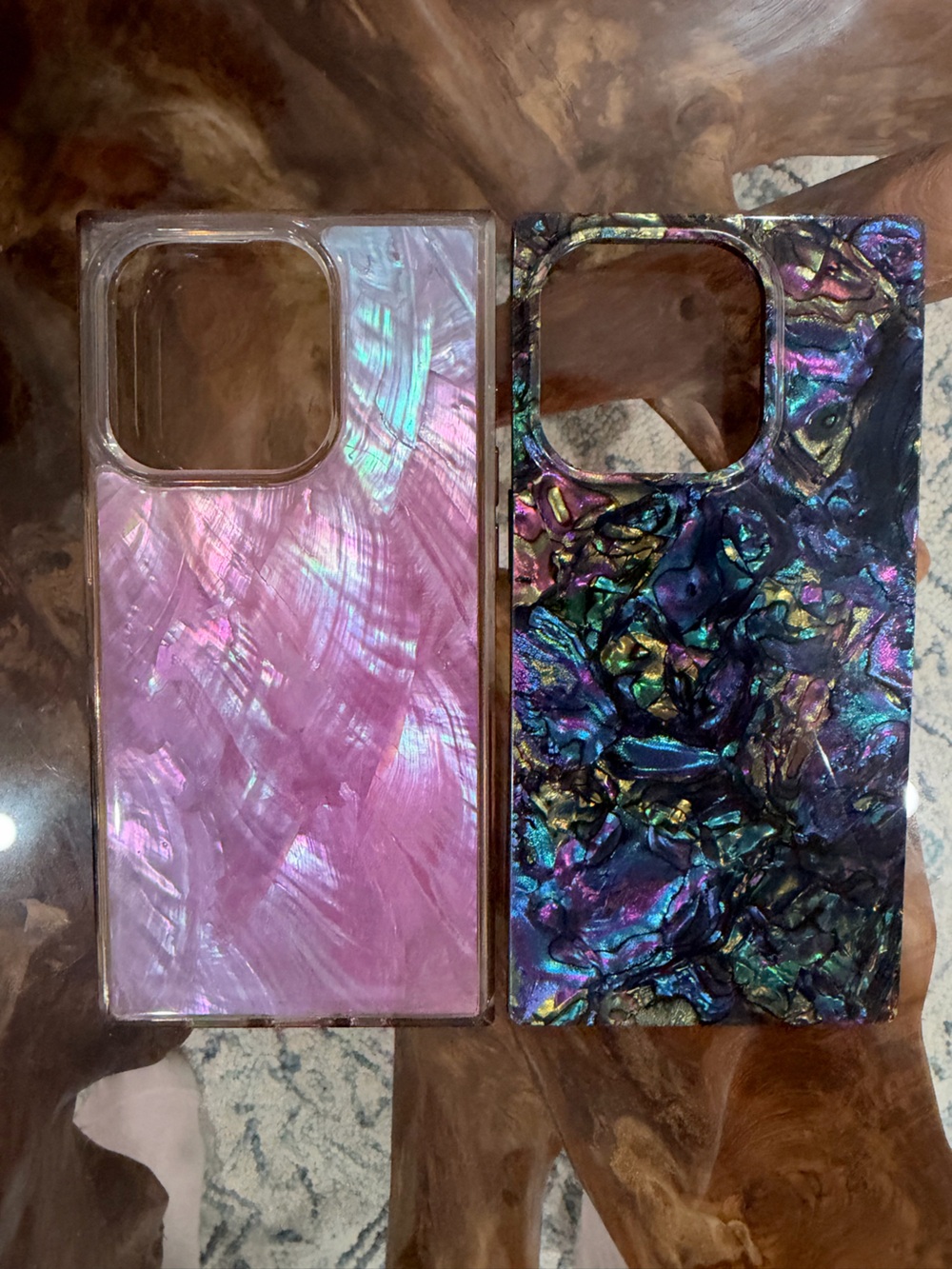 Flaunt iPhone 15 Pro Multicolor & Pink Phone Case Set